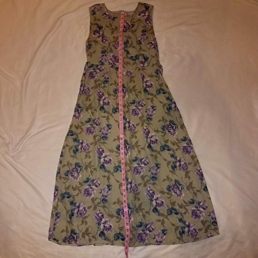 Floral sleeveless maxi dress - Picture 5 of 8